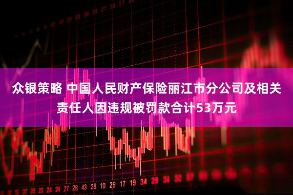 众银策略 中国人民财产保险丽江市分公司及相关责任人因违规被罚款合计53万元